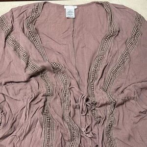 LUXXEL MAUVE COVER UP - SIZE S